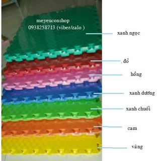 SET 5 TẤM THẢM MÀU TRƠN