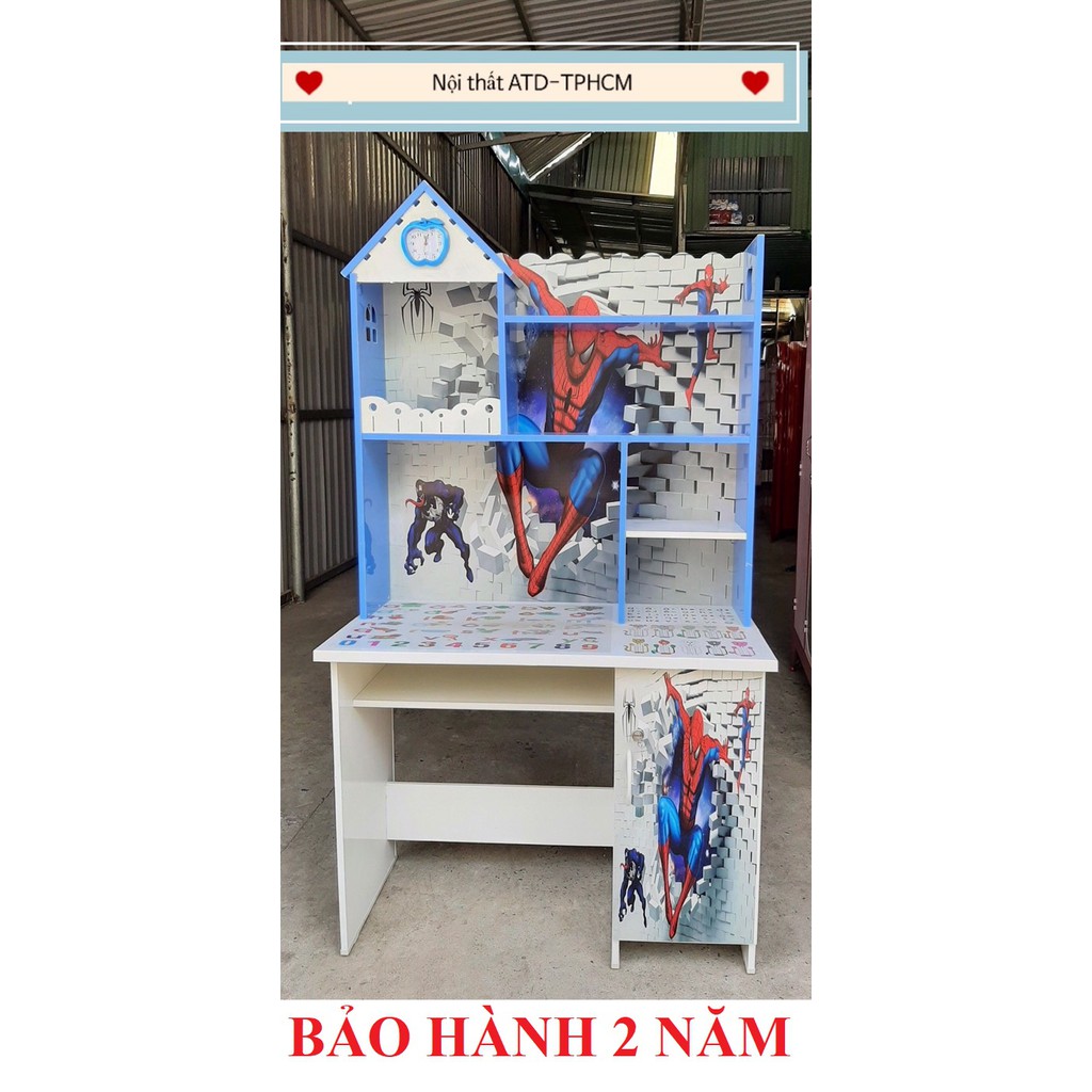Bàn học sinh doremon cho bé trai, bàn học sinh công chúa cho bé gái, hình 3D dễ thương | BigBuy360 - bigbuy360.vn
