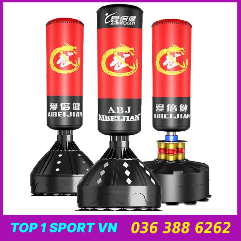 Bao đấm bốc - bao trụ đấm bốc UFC phiên bản 5.0 tặng cao su hít chân không + cle ốc vít - bảo hành 6 tháng