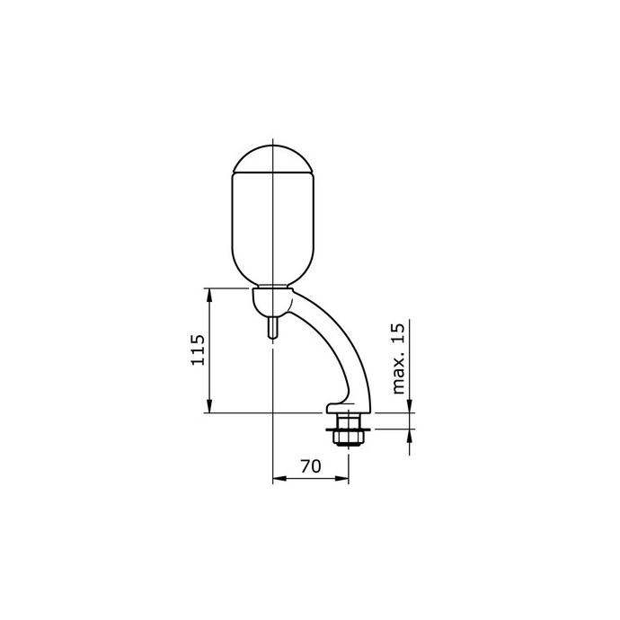 Toto Hộp Đựng Xà Phòng Dạng Lỏng Ts126Ar Giá Đỡ