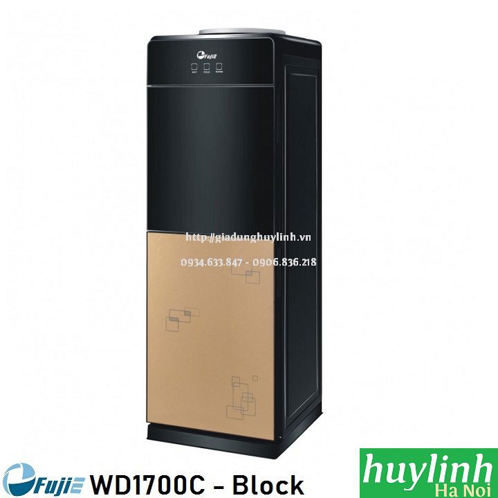 Cây nước nóng lạnh Fujie WD1700C - Block - Có khoá an toàn