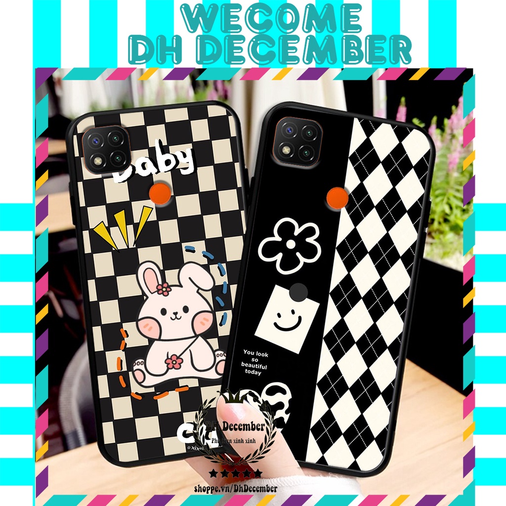 Ốp lưng Xiaomi REDMI 9C in hình 3D GẤU HỒNG-GẤU BE3R -XINH XẺO CỰC ĐẸP