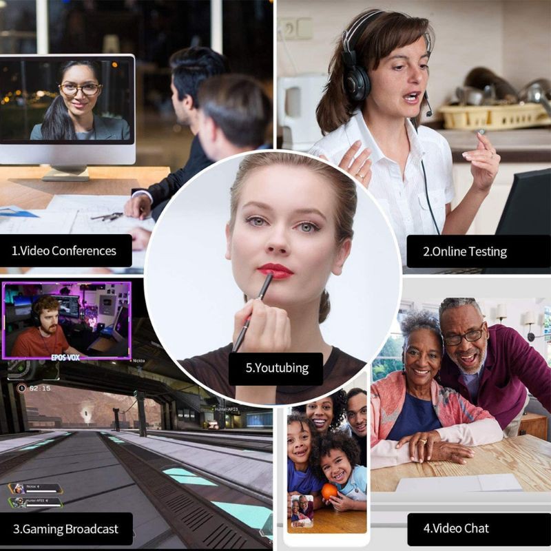 Webcam Pc Mini Kèm Mic Kỹ Thuật Số | BigBuy360 - bigbuy360.vn