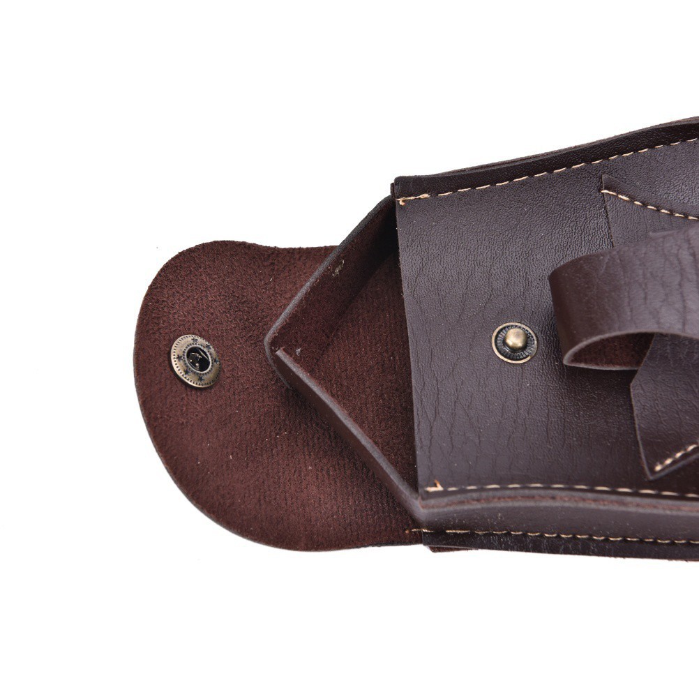 Túi da đựng ná Bao da đựng ná và bi túi đựng ná màu nâu