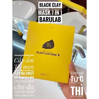 MẶT NẠ ĐẤT SÉT ĐEN 7 IN 1 TOTAL SOLUTION BLACK CLAY MASK
