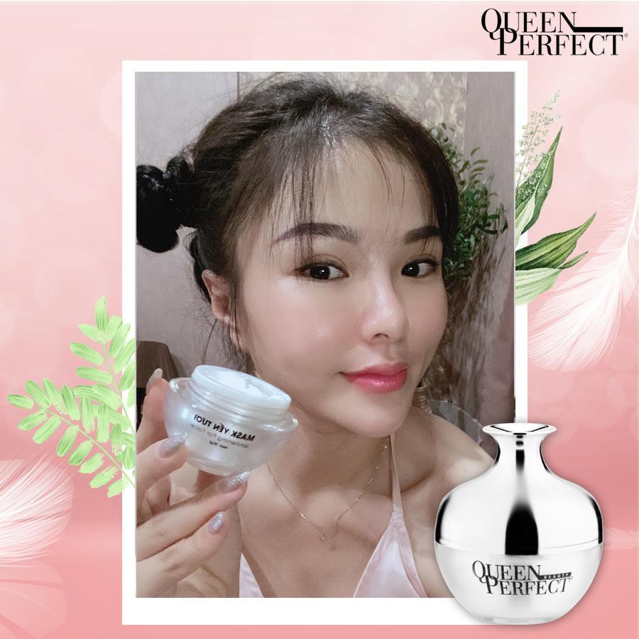 Ủ trắng da mặt Queen Perfect tinh chất yến tươi, làm trắng da, căng bóng, se khít lỗ chân lông 35ml