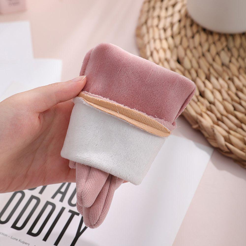 Găng Tay Lái Xe Ngắn Màu Sắc Trơn Giữ Ấm VANES1 Cho Nữ