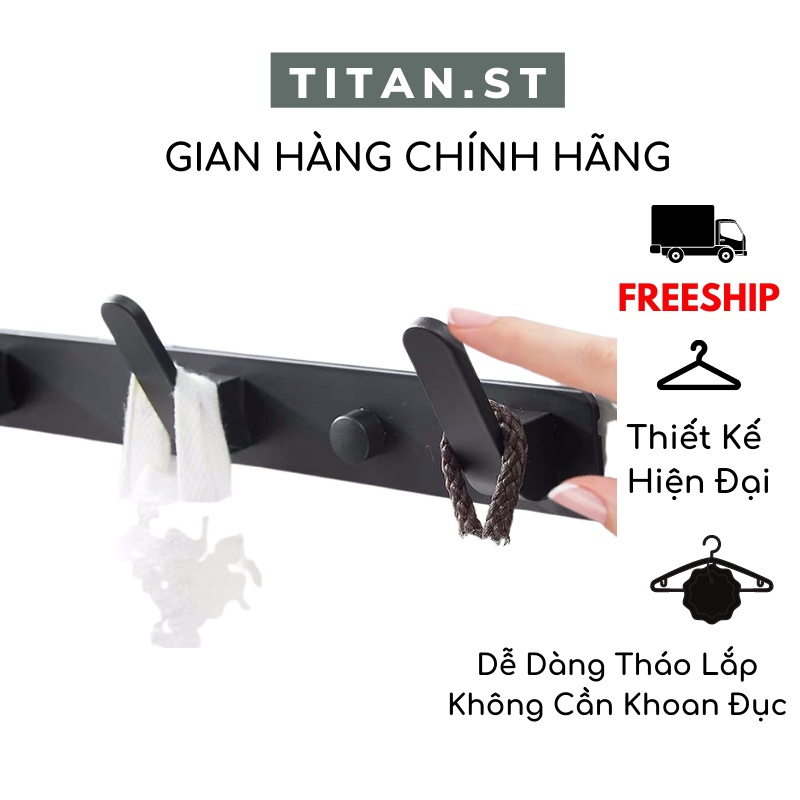 Móc Treo Quần Áo Móc Treo Đa Năng Kiểu Dáng Mới titan.st