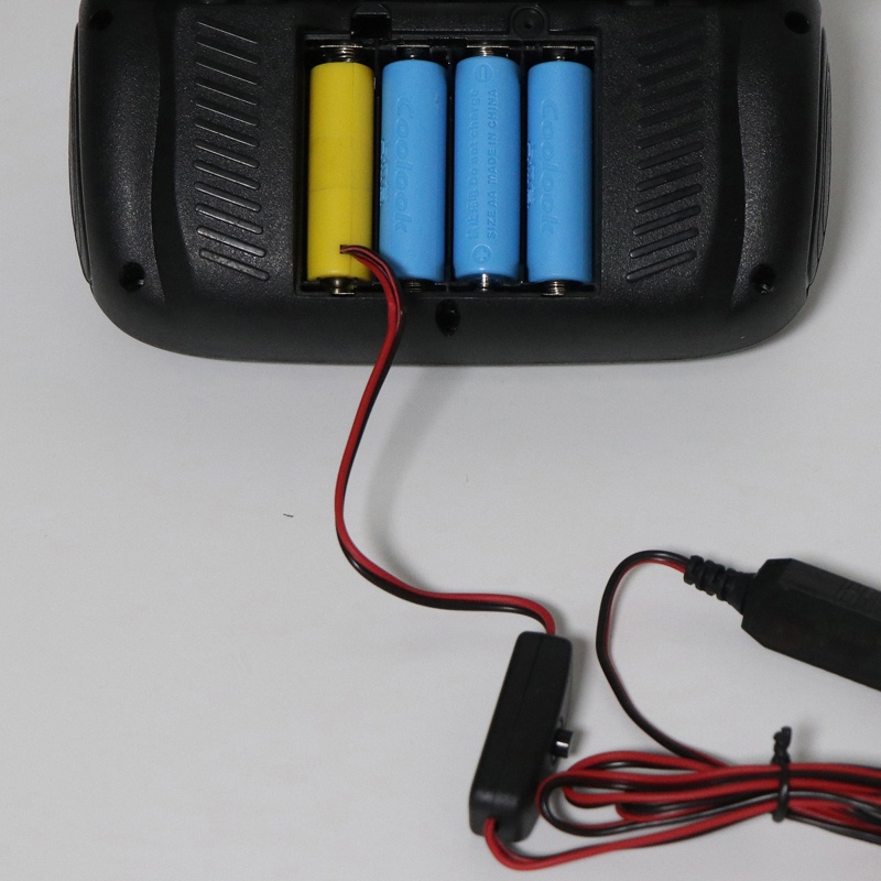 Bộ Chuyển Đổi Nguồn Điện USB C Thay Thế Pin 4 AAA Cho Đèn LED