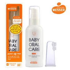 Nước rơ lưỡi wesser 80g cho bé