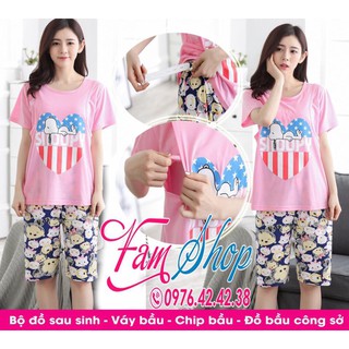 COMBO 3 bộ đồ bầu và sau sinh
