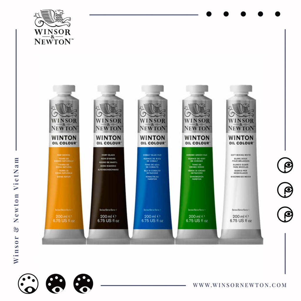 Màu Sơn Dầu Winton Winsor & Newton Tuýp 200ml