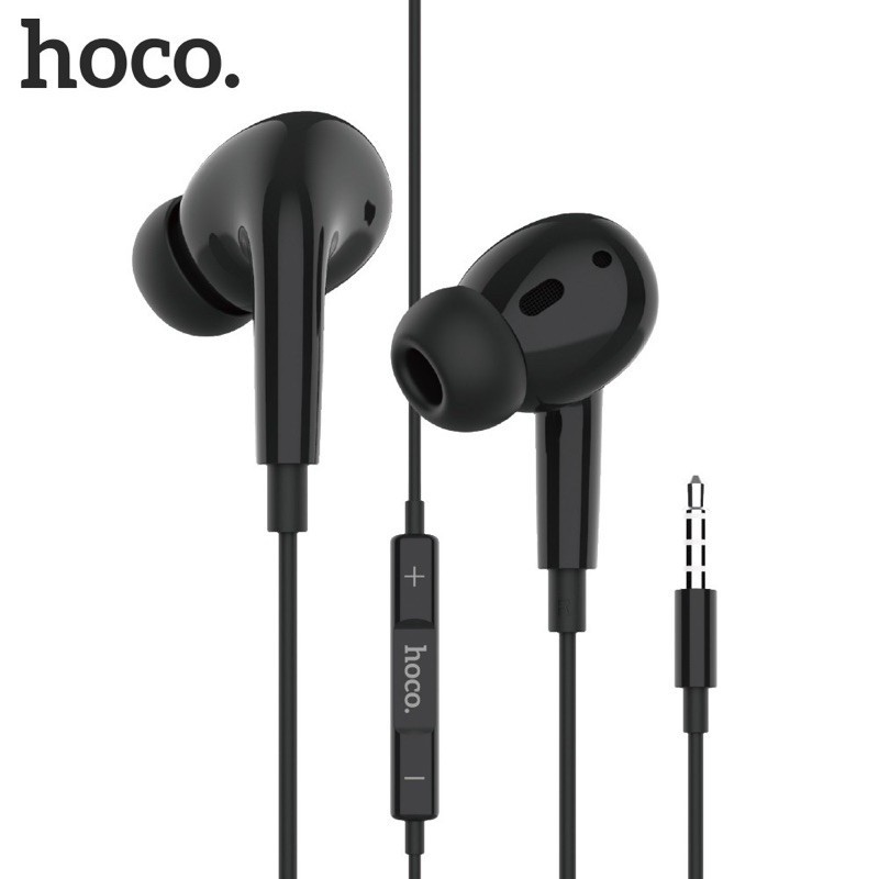 Tai nghe nhét tai Hoco M1 Pro jack cắm 3.5 mm có mic, điều chỉnh âm lượng, chống ồn - CHÍNH HÃNG