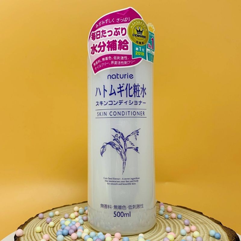 ❤𝙁𝙧𝙚𝙚𝙨𝙝𝙞𝙥❤NƯỚC HOA HỒNG GẠO NATURIE SKIN NHẬT 500ML