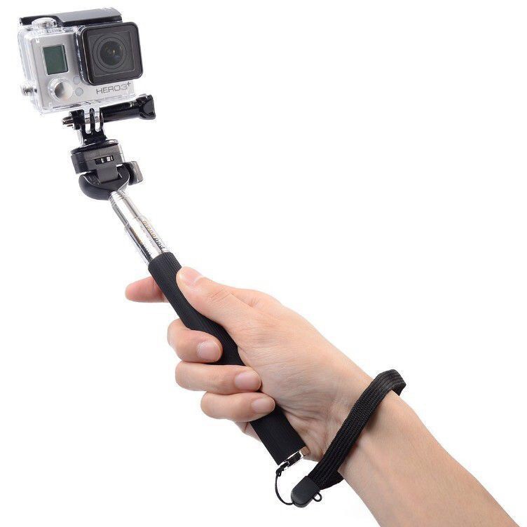 Gậy selfie Lammcou mở rộng chuyển đổi ngàm monopod + tripod cho camera hành trình GoPro Hero 10 9 8 7 6 5 4 3 Osmo Yi