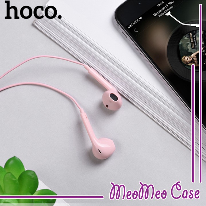 Tai nghe iphone Hoco M55 chính Hãng giắc Tròn 3.5mm Hỗ Trợ Microphone