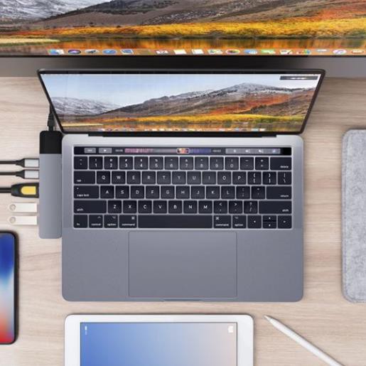 Cáp chuyển HyperDrive NET 6-in-2 Hub for USB-C MacBook Pro 2016 hàng chính hãng