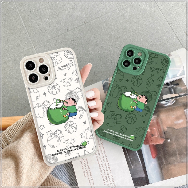 Ốp lưng iphone cạnh vuông lỗ camera shin ôm dừa 6/6splus/7/7plus/8/8plus/x/xr/xs/11/12/13/pro/max/plus/promax-Awifi S3-2