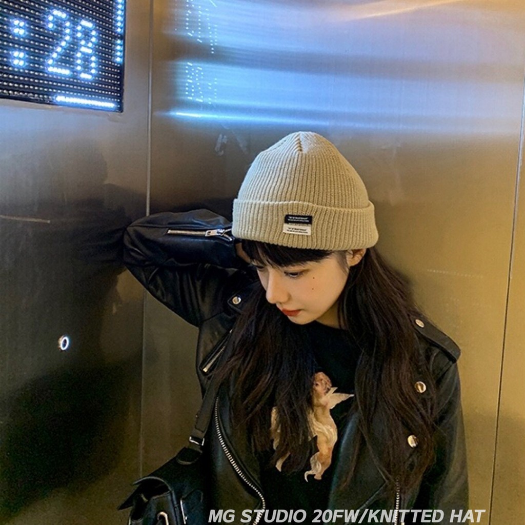 Mũ Dệt Kim MG STUDIO Họa Tiết Chữ Dễ Thương