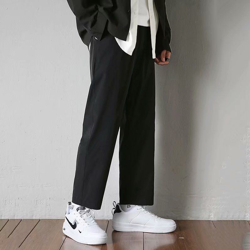 Quần kaki Baggy Nam Nữ- Quần Ống Suông trơn Unisex phong cách hàn quốc cực hot 2022