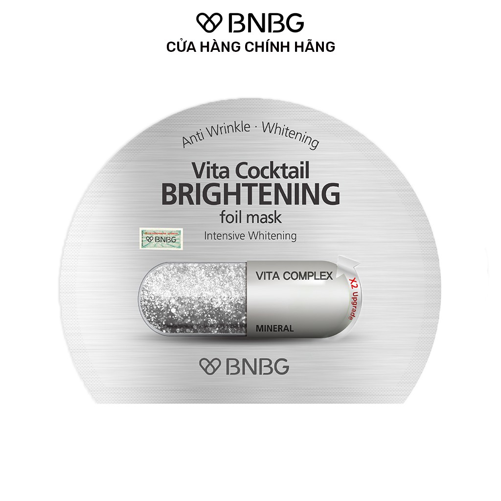 Mặt nạ Sáng da BNBG Vita Cocktail Brightening Foil Mask Intensive Whitening 30ml