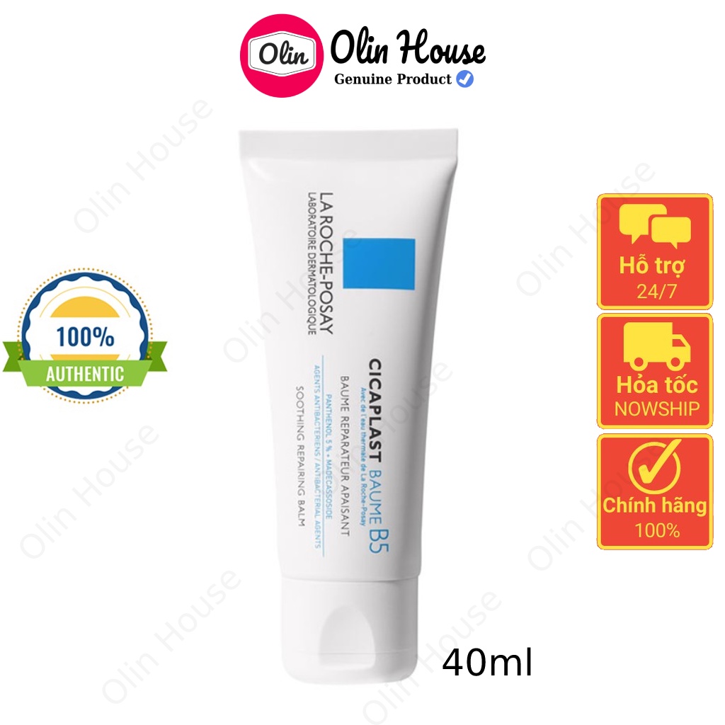 Kem B5 La Roche Posay Cicaplast Baume dưỡng ẩm phục hồi làm dịu da 40ml - Olin House