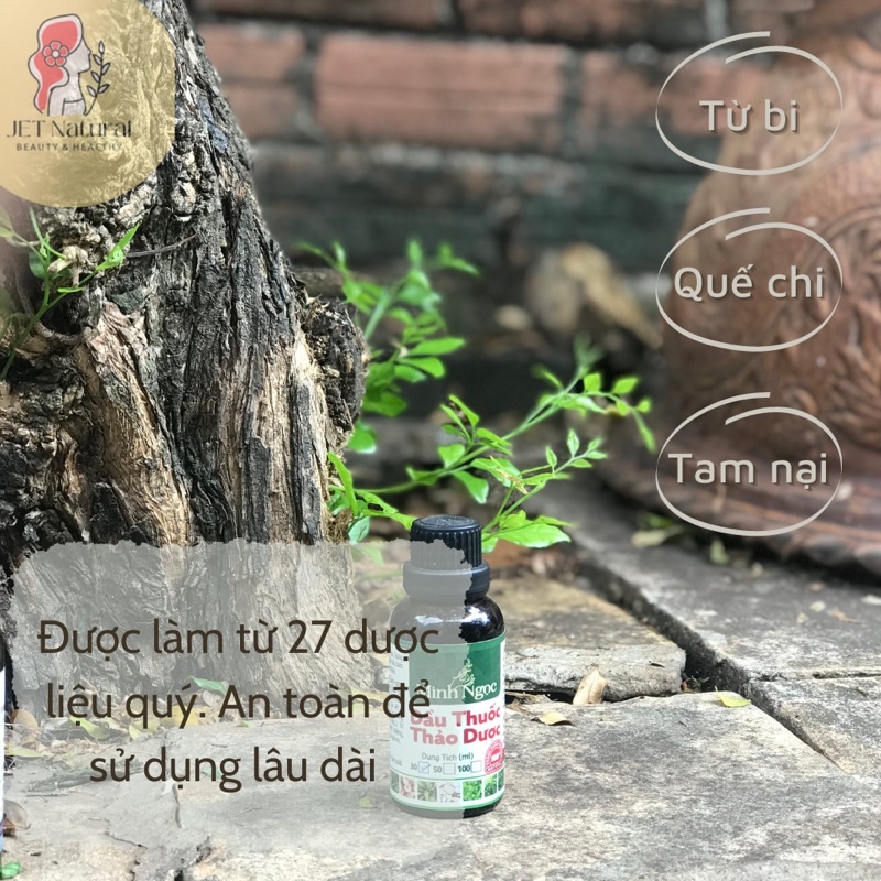 Dầu Minh Ngọc cầm máu, nhanh lành vết thương 30ml- JET Natural Store