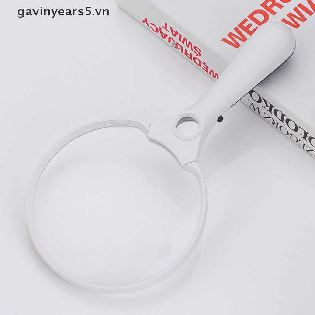 Kính Lúp Cầm Tay Phóng To 25X Có 3 Đèn LED Siêu Nhẹ Tiện Dụng