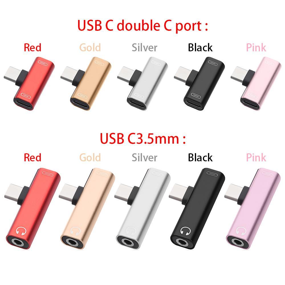 Đầu Chuyển Đổi Âm Thanh Type C Sang Hai Cổng 3.5mm Chuyên Dụng