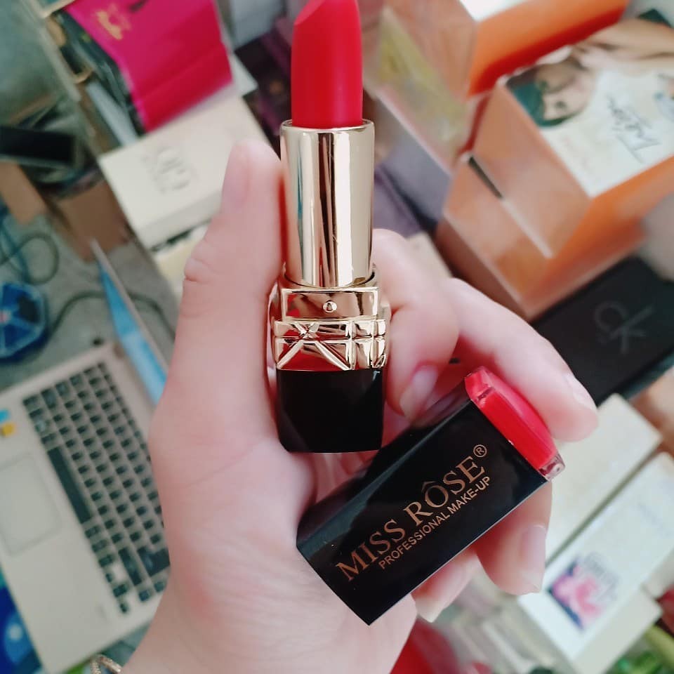 Son Lì Miss Rose Siêu Mềm Mịn Chính Hãng Trung Nội Địa Kèm Son Dưỡng Cùng Màu | BigBuy360 - bigbuy360.vn