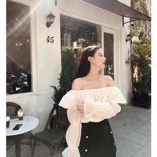 Set váy trễ vai tiểu thư Dazzling Diamond