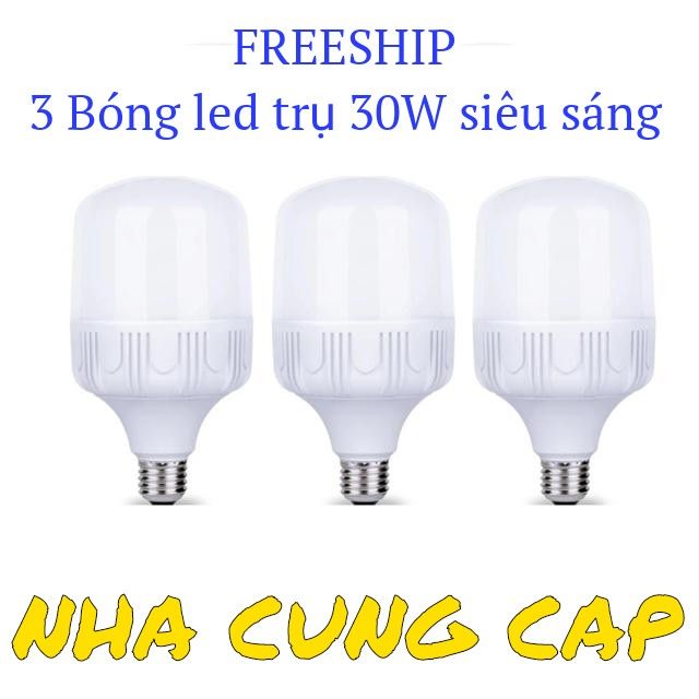 FREESHIP 3 BÓNG LED TRỤ 30W SIÊU SÁNG | BigBuy360 - bigbuy360.vn