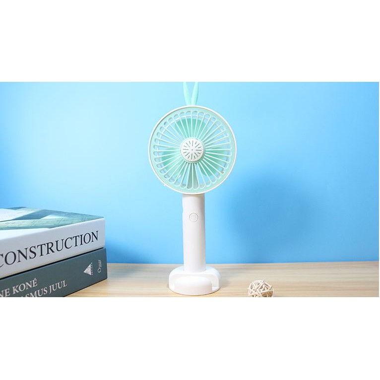 [Siêu Sale] Quạt Mini tích điện cầm tay và để bàn hình tai Thỏ các màu | BigBuy360 - bigbuy360.vn