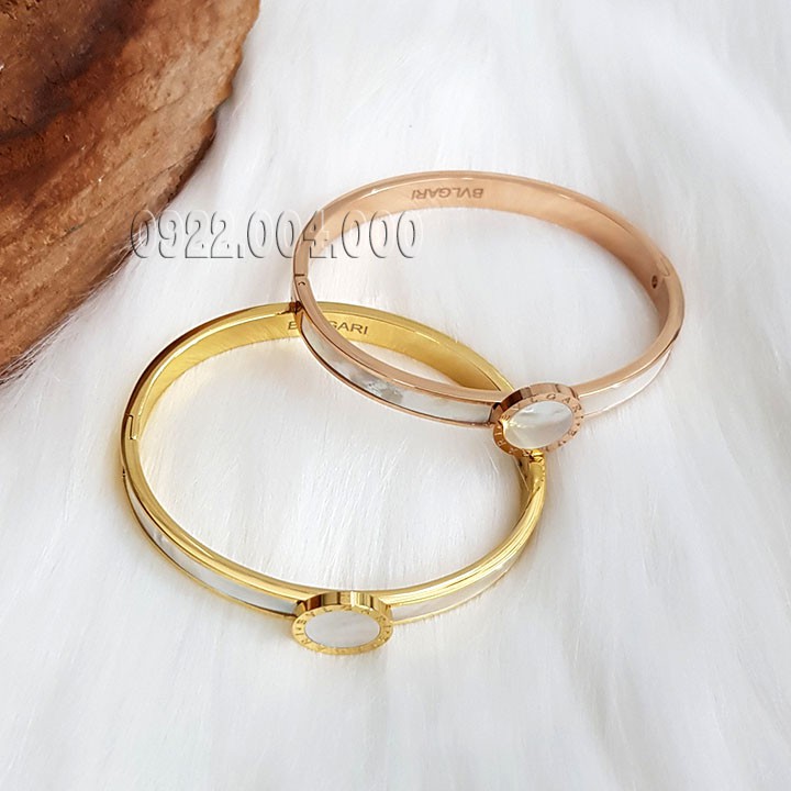 Vòng tay nữ, vòng tay titan, vòng tay cẩn xà cừ VZ1566.