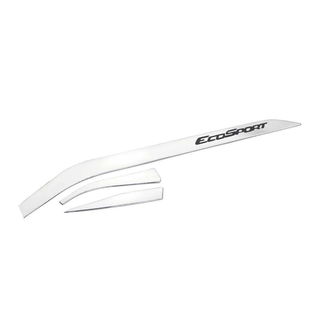 Bộ 3 Miếng Dán Trang Trí Hộp Đựng Găng Tay Cho Ford Ecosport 2012-2017 LHD