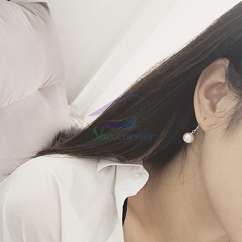 Khuyên tai bông tai ngọc trai nhỏ thời trang phong cách Hàn Quốc E1071