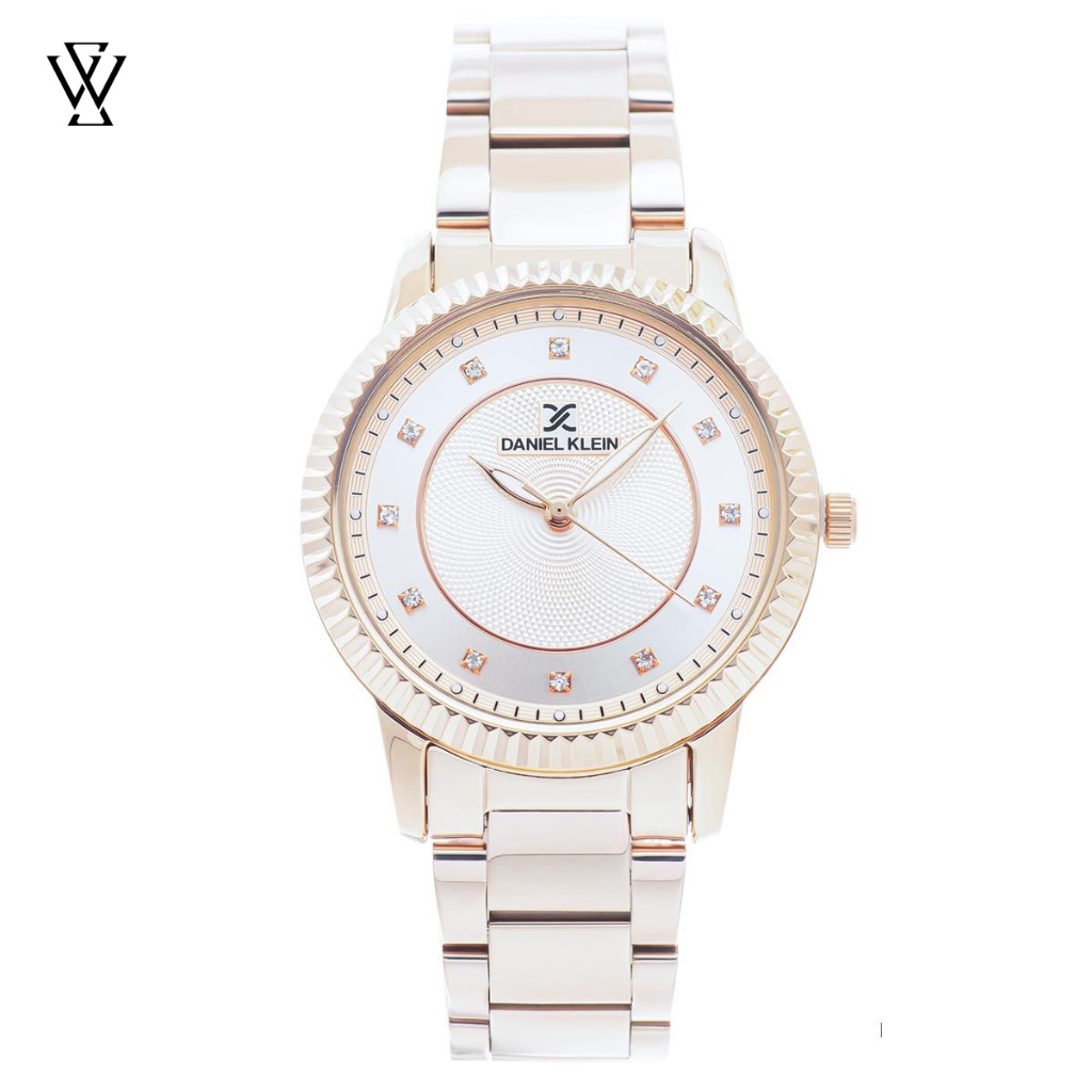 Đồng Hồ Quartz Nữ Daniel Klein WATCHSTORE DK.1.12262.2 Thiết Kế Mặt Kính Khoáng 36mm, Dây Kim Loại Và Vỏ Thép Không Gỉ