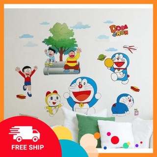 ⚡️𝗙𝗥𝗘𝗘𝗦𝗛𝗜𝗣⚡️ Decal dán tường Doremon