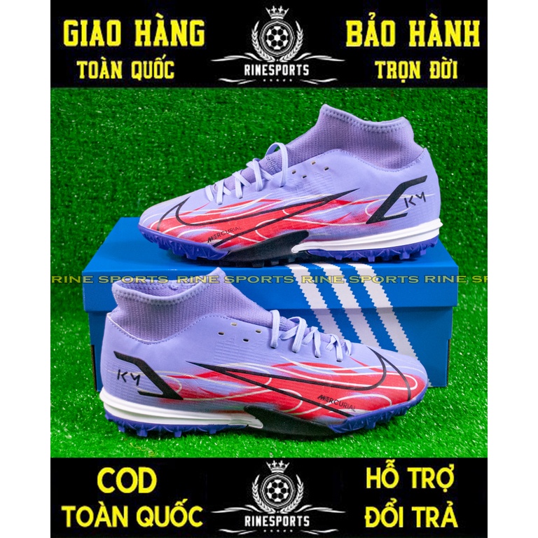 GIÀY BÓNG ĐÁ NHÂN TẠO (TF)SUPERFLY 8 ACADEMY MÀU TÍM HÀNG SUPER THAILAND