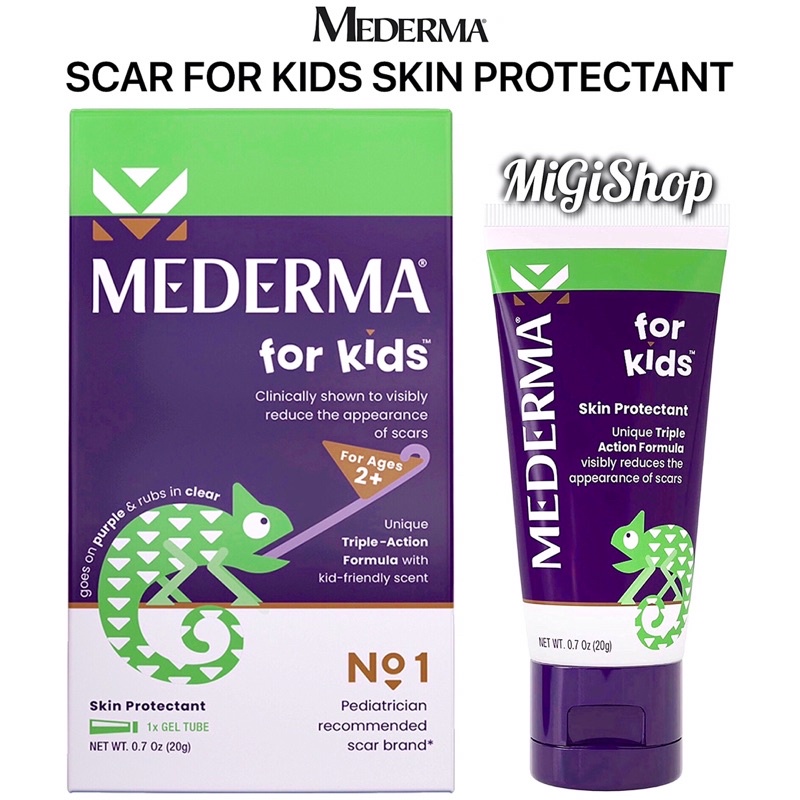 [Hàng Đức] Gel Mờ Sẹo Cho Trẻ Em Mederma For Kids 20g