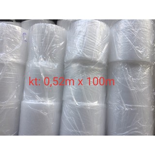 GIÁ SỐC] Xốp nổ KT 52cmx100m (bóng khí, chống sốc, đóng gói hàng, xốp hơi