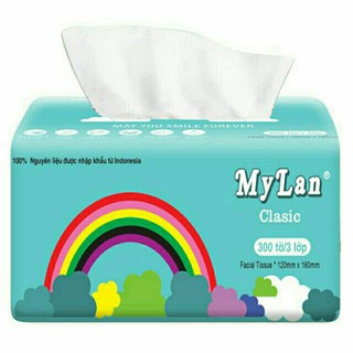 30 GÓI GIẤY ĂN CẦU VỒNG MyLan . Hàng Việt Nam