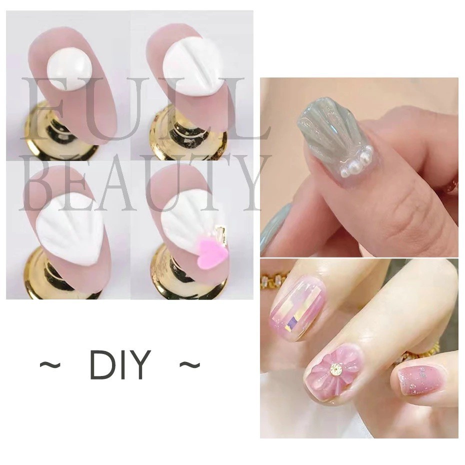 Gel đa năng, gel PVC , gel nặn chi tiết nổi 4D trang trí móng
