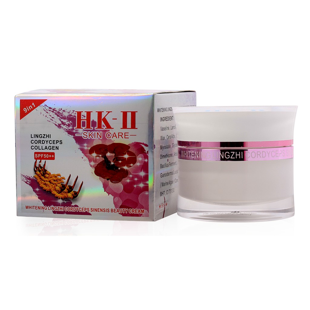 KEM DƯỠNG TRẮNG DA CAO CẤP HK-II COLLAGEN LINH CHI & ĐÔNG TRÙNG HẠ THẢO