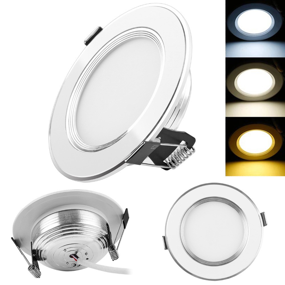 Đèn Led Âm Trần 3 chế độ màu 7w, 9w Cao cấp