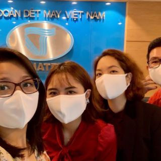 Khẩu trang vải kháng khuẩn cty Dệt kim Đông xuân DOXIMEX tái sử dụng 30 lần