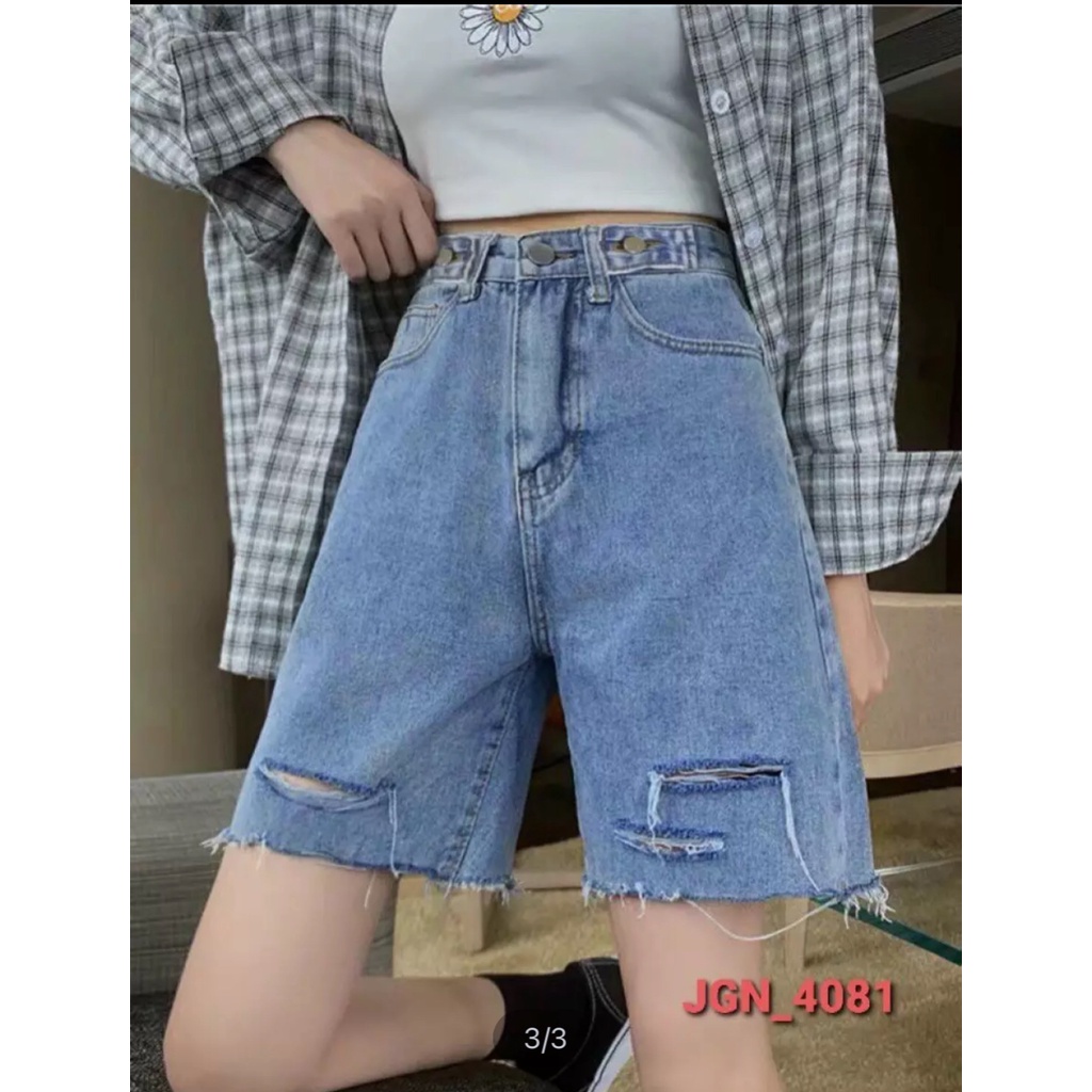 QUẦN SHORT JEAN NỮ LƯNG CAO,M4081, QUẦN NGỐ NỮ RÁCH KIỂU, PHONG CÁCH TRẺ TRUNG NĂNG ĐỘNG, XƯỞNG MAY TÚ LINH | BigBuy360 - bigbuy360.vn