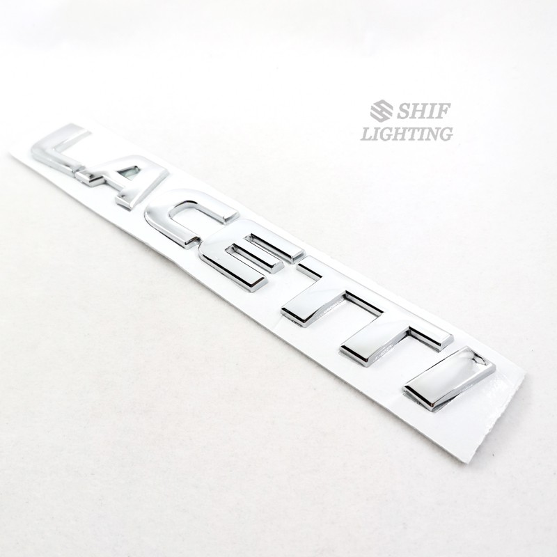 Logo chữ bằng crom cho xe chevrolet