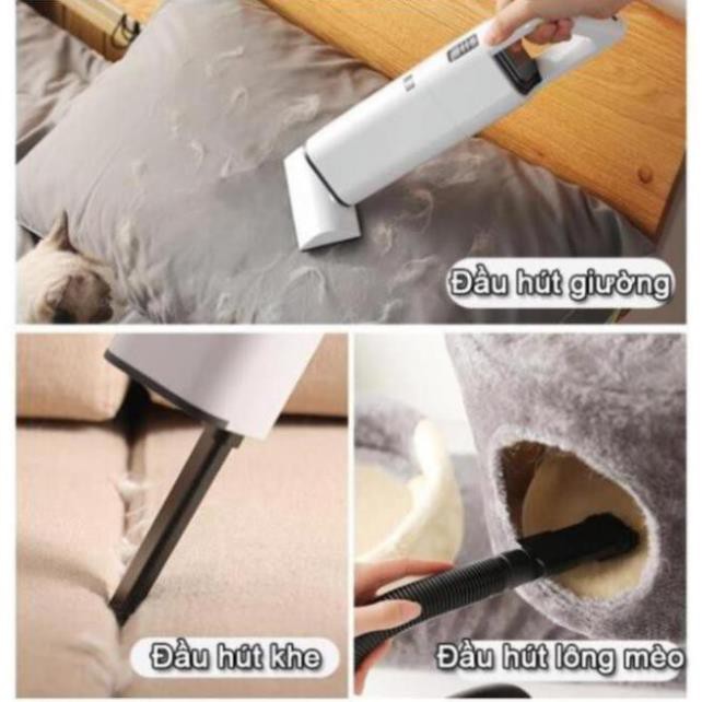 Máy hút bụi cầm tay không dây AKESI 120W, máy hút bụi mini lực hút 3500Pa siêu mạnh. - uri1 | BigBuy360 - bigbuy360.vn