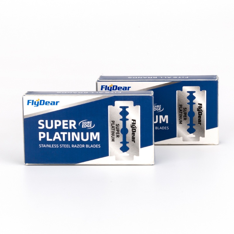 Hộp 10 lưỡi dao cạo râu FlyDear sắc nét 2 mặt